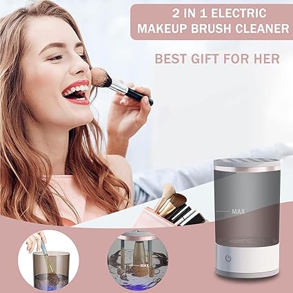 3 In 1 Electric Makeup Brush Cleaner