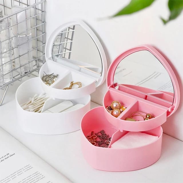 Mini Jewellery Box Heart Shape