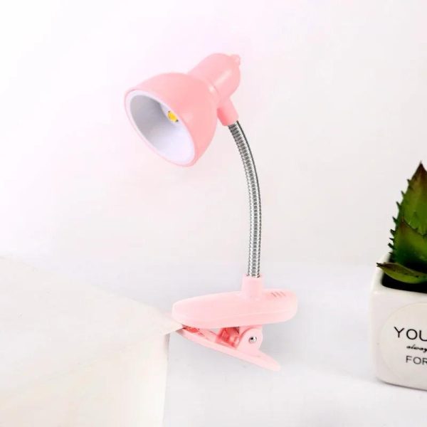 Mini Book Light With Clip Portable Led Reading Lamp Travel Bedroom Night Light Night (random Color)